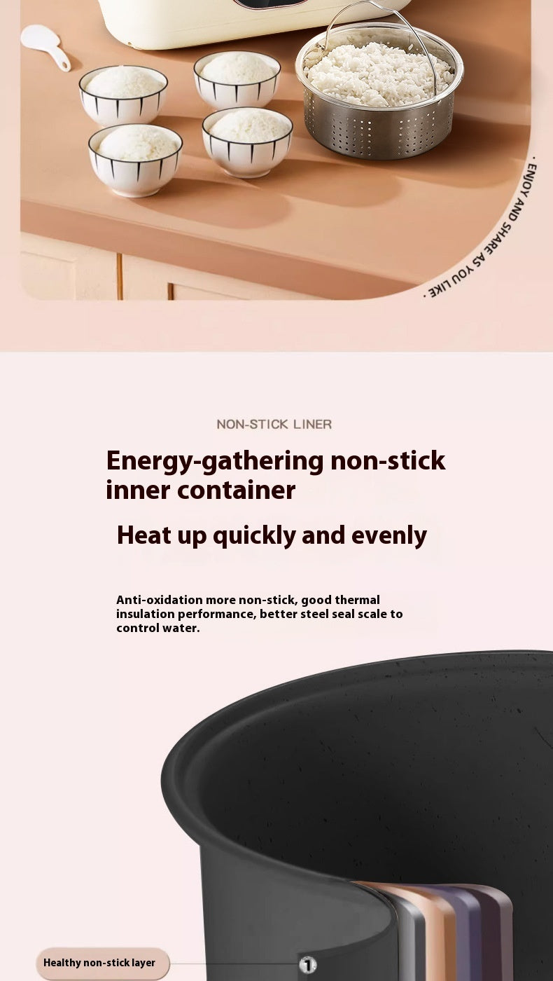 Automatyczny, wielofunkcyjny, dwukomorowy garnek do gotowania ryżu