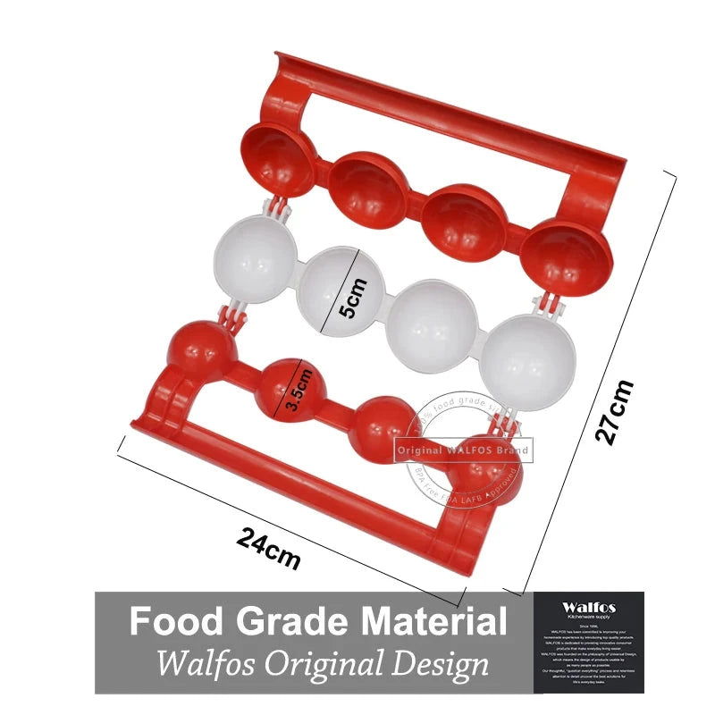 1PC New Newbie Meatballs Maker Meat Fish Ball Mold Christmas Kitchen Homemade Stuffed Meatballs Cooking Tool Stuffed Ball Maker - Walfos® Kitchenware
