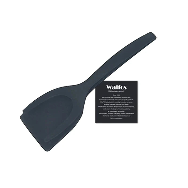 2 in 1 Non-Stick Fried Egg Turners Pancake Toasted Bread Grip and Flip Spatula Kitchen Utensils Cooking Tool Kitchen Accessories - Walfos® Kitchenware