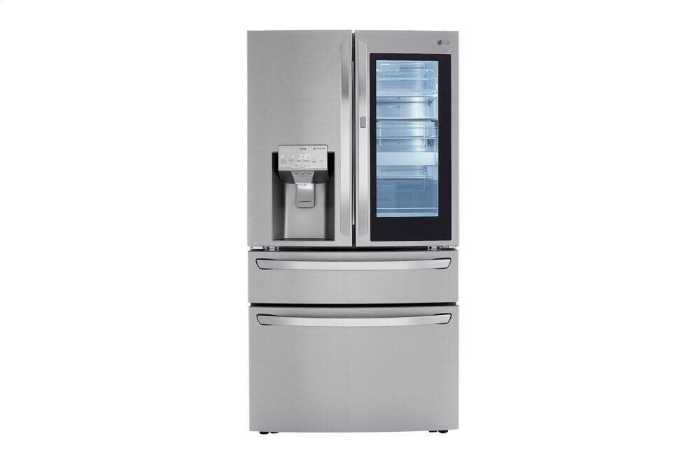 23 cu. ft. Smart wi-fi Enabled InstaView™ Door-in-Door® Counter-Depth Refrigerator with Craft Ice™ Maker