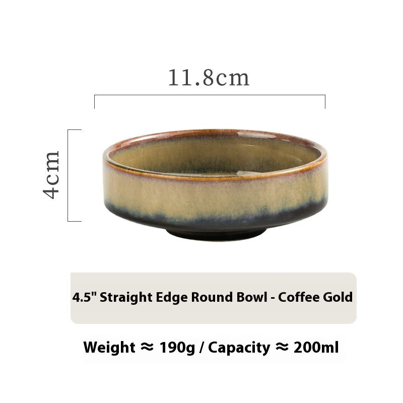 45-inch Rice Bowl Round Japanese Style Japanese Style Ramen Bowl Soup Bowl - Walfos® Kitchenware