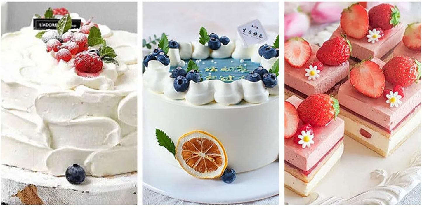 20 Inch Piping Bags Reusable, Silicone Pastry Bags Set, Large Cake Decorating Bag, 2 PCS Icing Frosting Bags for Cake, Dessert, Pastry, Cookies,Cupcake, DIY Baking Tools, Green