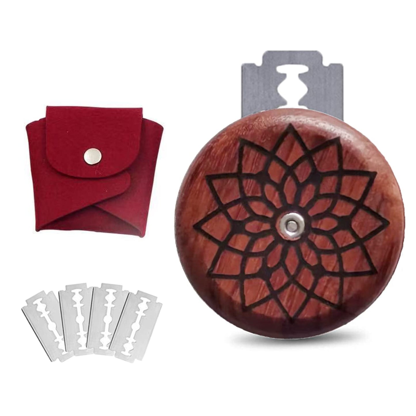 UFO Bread Lame Cutter for Homemade Sourdough Bread Bakers, Cutting Bread Scoring Knife Razor Cutter Slashing Tool, Great Gift for Artisan Bread and Baguette Makers (Circle)