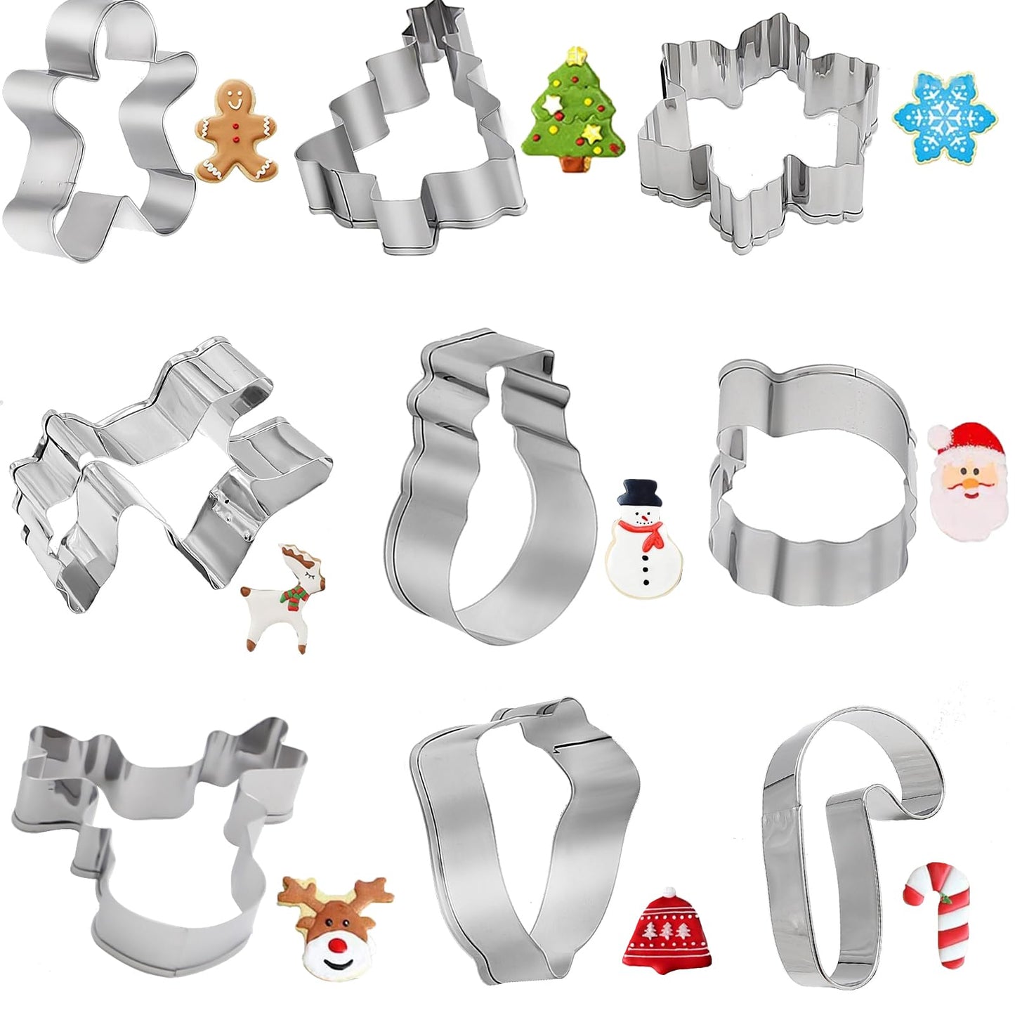 172 PCS Alphabet Number Symbols Cookie Cutters Set Biscuit Fondant Cake Impress Embosser Cutter Stamp Press DIY Embosser Mold for Cake Baking Clay