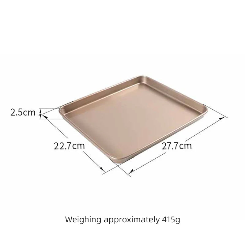 Bread Cake Baking Tray Mold For Home Use Non Stick Oven For Baking Steak Chicken Wings Rectangular Pizza Baguette Baking Tools - Walfos® Kitchenware