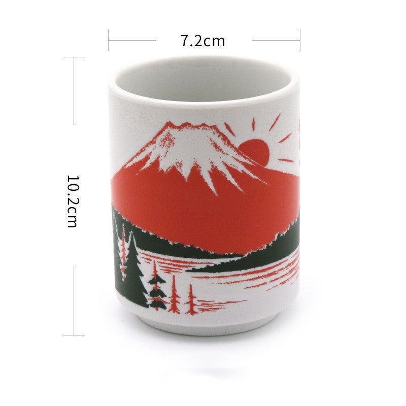 Ceramic Mug Imported From Japan Japanese Style Home Office Tea Cup Single Cup Sushi Cup Soup Bowl - Walfos® Kitchenware