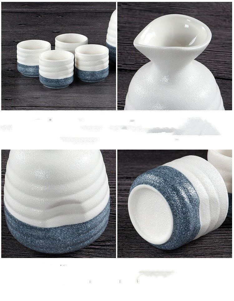 Ceramic Sake SetJapanese Creative Household Wine Set - Walfos® Kitchenware