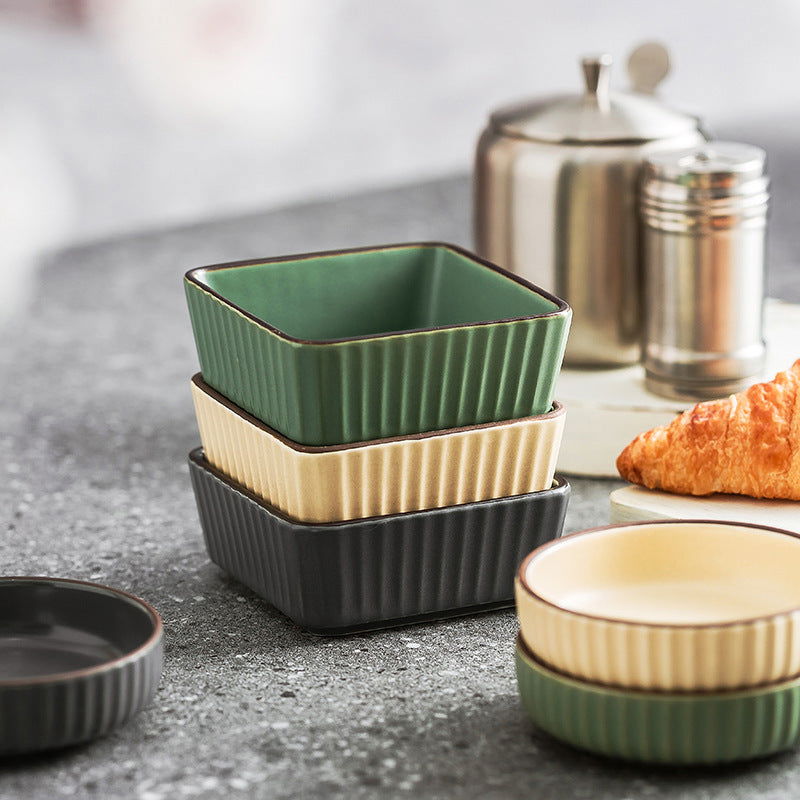 Ceramic Snack Plate Sauce Dipping Cold Dish Seasoning Dish - Walfos® Kitchenware