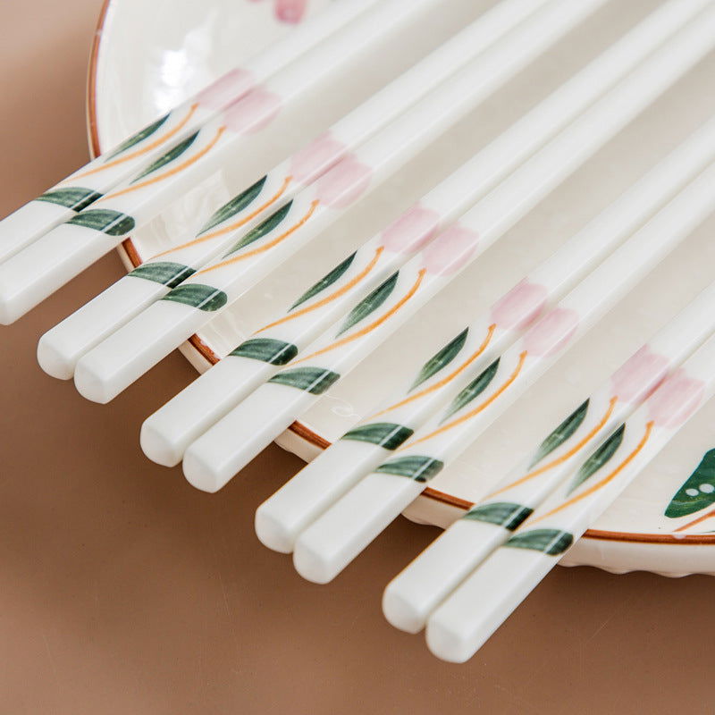 Domeiran Japanese Sakura Ceramic Chopsticks - Walfos® Kitchenware