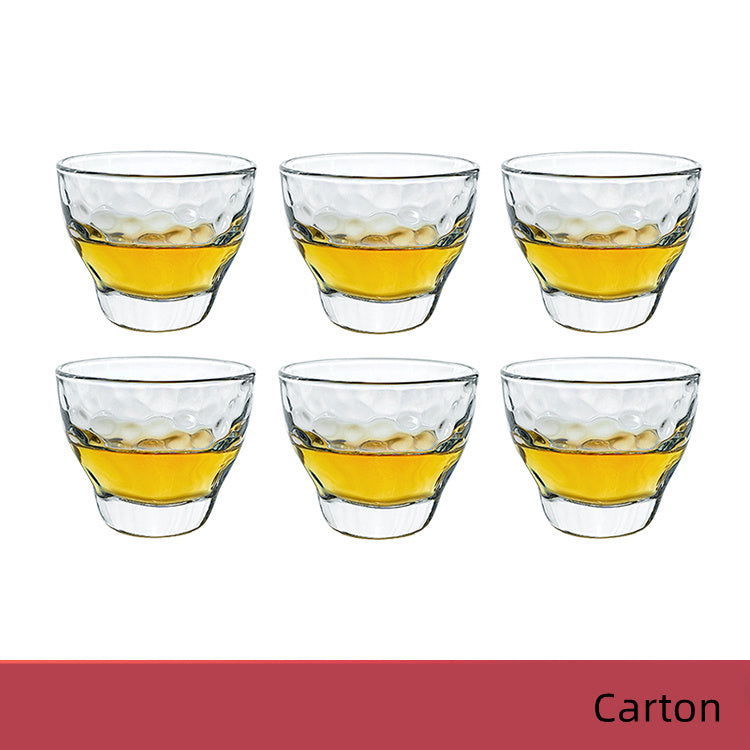 Hammer Pattern Small Wine Cup Birthday Gift Japanese Tea Set - Walfos® Kitchenware