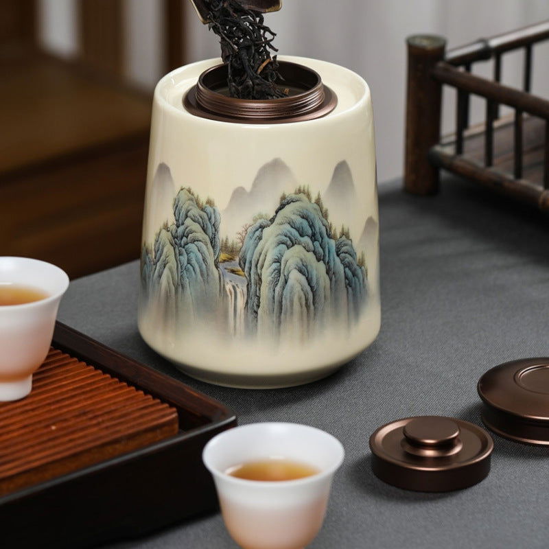 High-end Black Tea Green Tea Universal Ceramic Pot - Walfos® Kitchenware