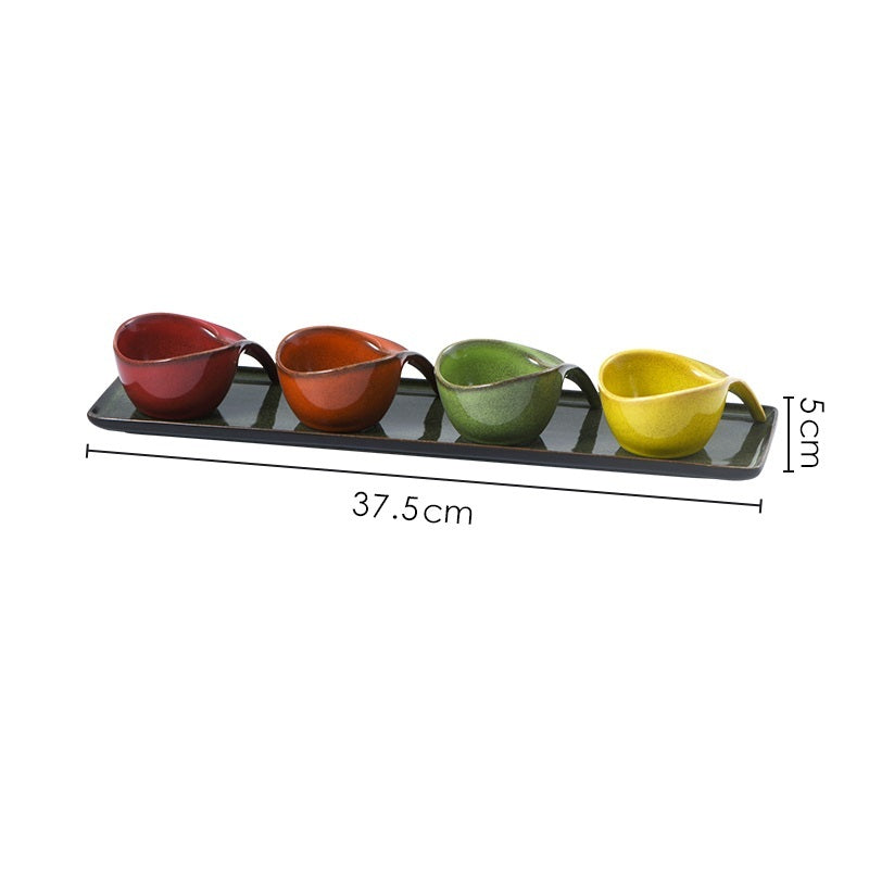 Home Ceramic Creative Western Style Seasoning Sauce Dish - Walfos® Kitchenware