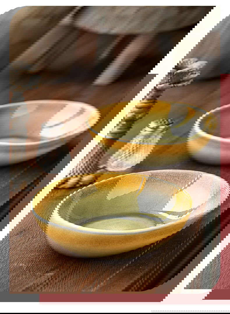 Household Japanese Retro Style Ceramic Bowl - Walfos® Kitchenware