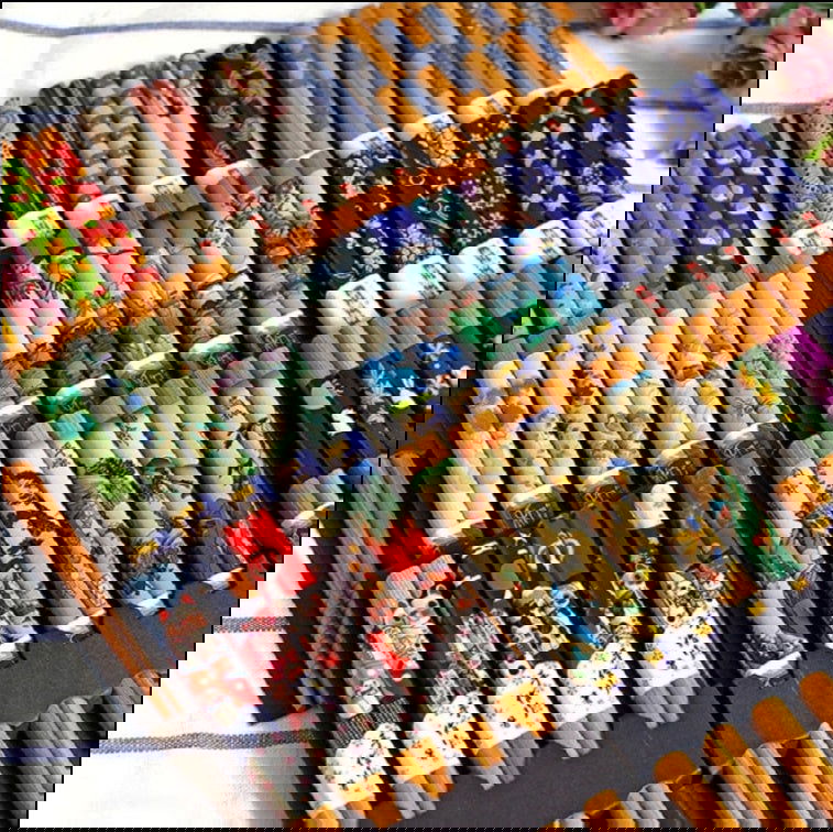 Household Natural Bamboo Chopsticks Pointed Sushi Chopsticks Set - Walfos® Kitchenware