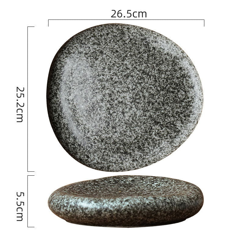 Irregular Ceramic Plate Japanese Creative - Walfos® Kitchenware