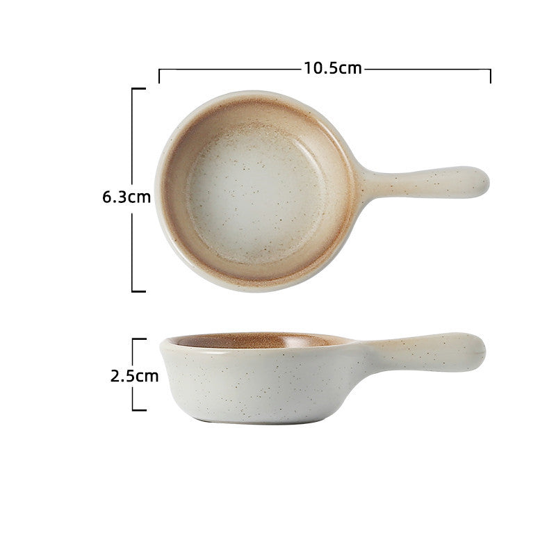 Japanese-style Ceramic Small-flavor Dish Household Soy Sauce Vinegar - Walfos® Kitchenware