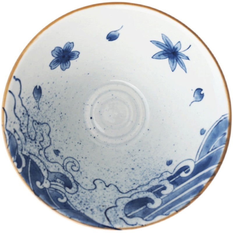 Japanese Large Ramen Ceramic Hat Bowl - Walfos® Kitchenware