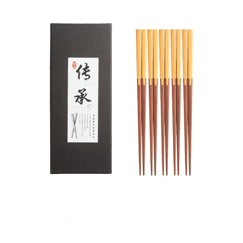 Japanese Mortise Style Chopsticks Gift Wooden Bowl Chopsticks Simple Rice Bowl Chopsticks - Walfos® Kitchenware