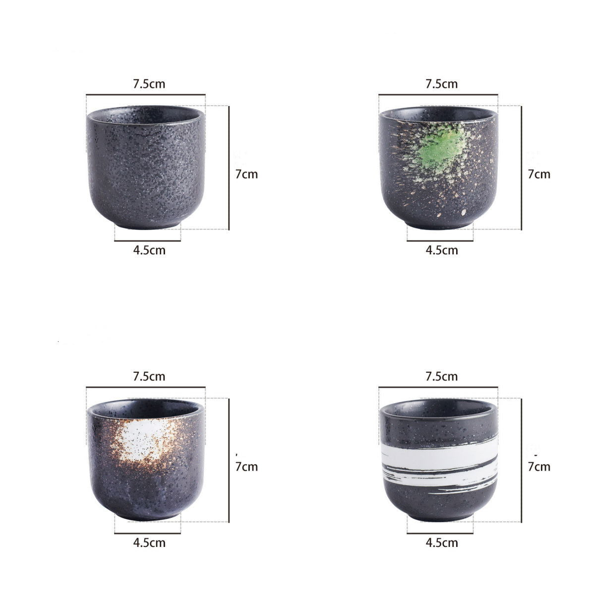 Japanese Retro Stoneware Tea Coffee Cup - Walfos® Kitchenware