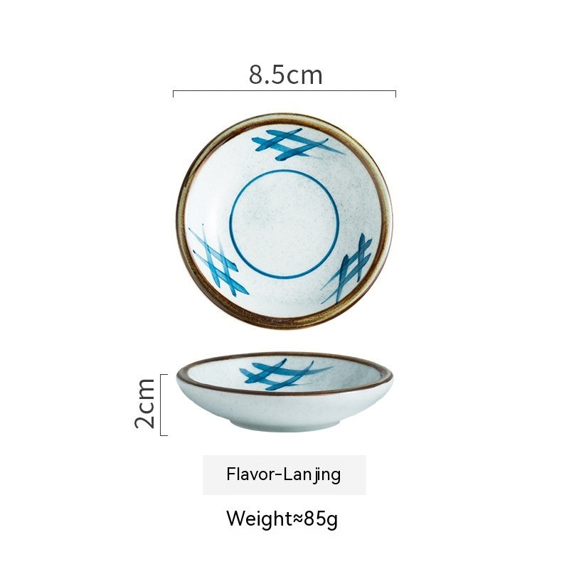 Japanese Small Saucer Household Ceramics Sauce Dipping Seasoning Dish - Walfos® Kitchenware