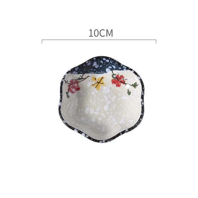 Japanese Style Fashion Hand Painted Ceramic Sauce Dish - Walfos® Kitchenware