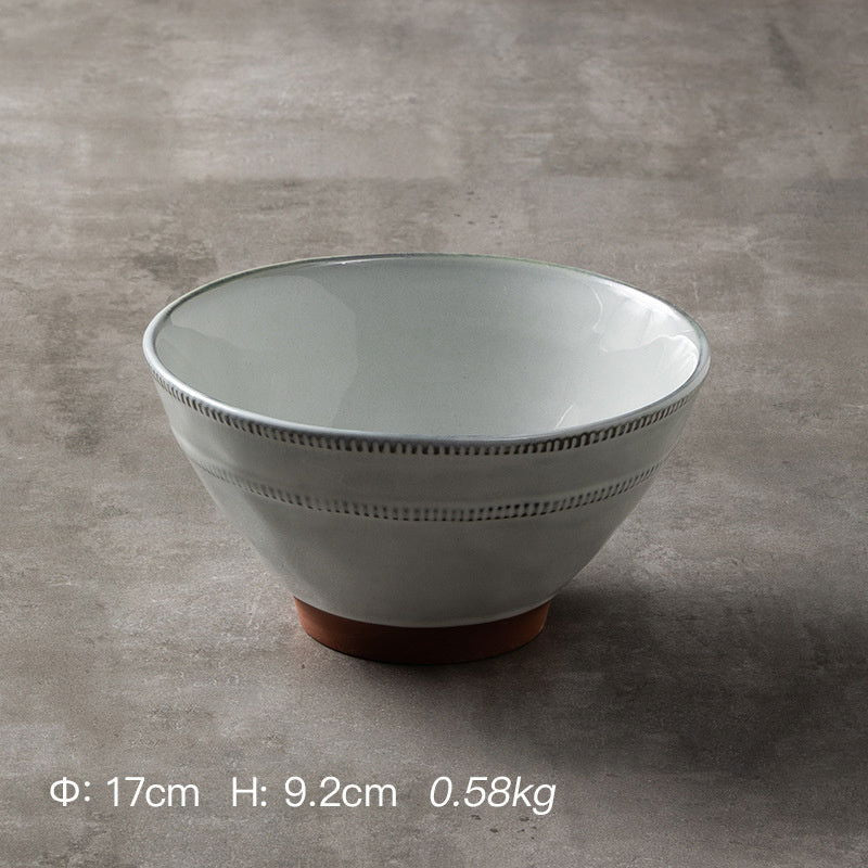 Japanese Style Large Rice Bowl Household Soup Bowl Hat Bowl - Walfos® Kitchenware