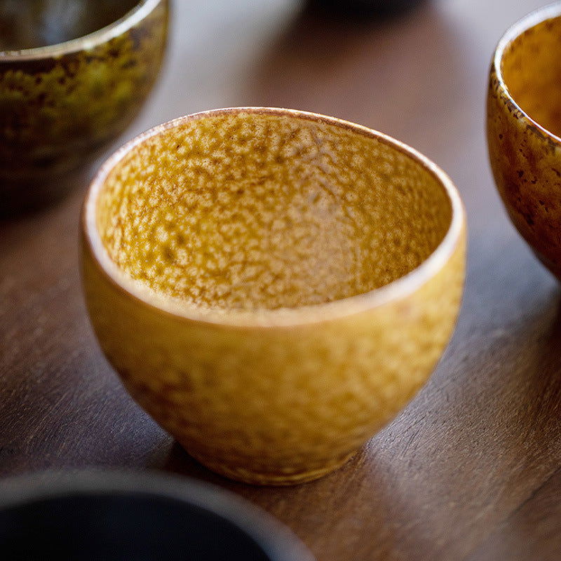 Japanese Style Retro-fired Ceramic Autumn Tea Cup - Walfos® Kitchenware