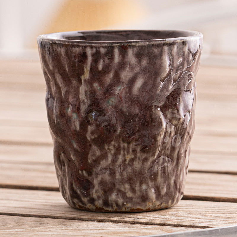 Japanese Style Rough Pottery Antique Tea Cup - Walfos® Kitchenware