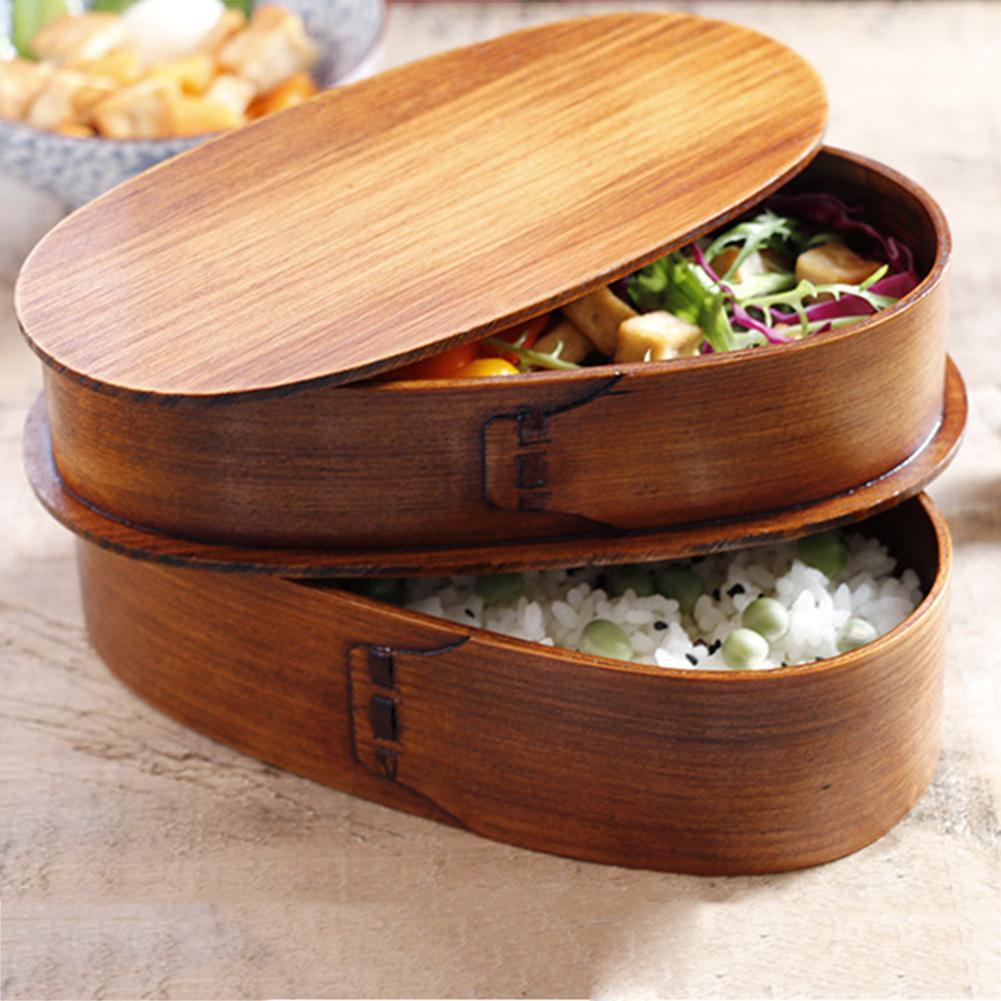 Japanese style cedar bento box - Walfos® Kitchenware