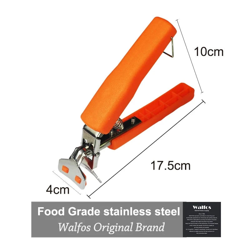 Kitchen Stainless Steel Exquisite Bowl Pot Pan Gripper Clip Hot Dish Plate Bowl Clip Retriever Tongs - Walfos® Kitchenware