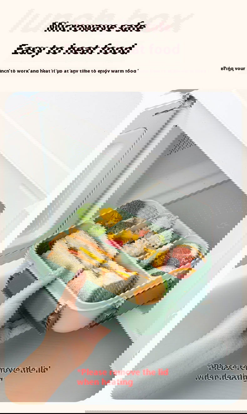 Microwave Oven Compartment Sealed Bento Box - Walfos® Kitchenware