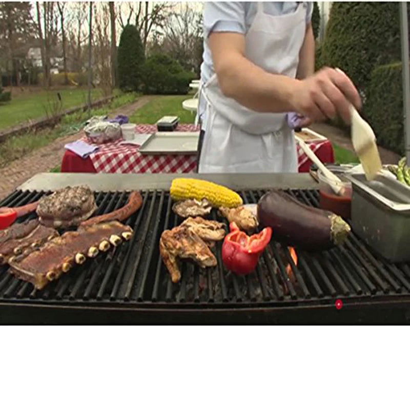 Non-Stick Barbecue Grill BBQ Brush Stainless Steel Wire Bristles Cleaning Brushes With Handle Durable Cooking BBQ Tools Hot Sale - Walfos® Kitchenware