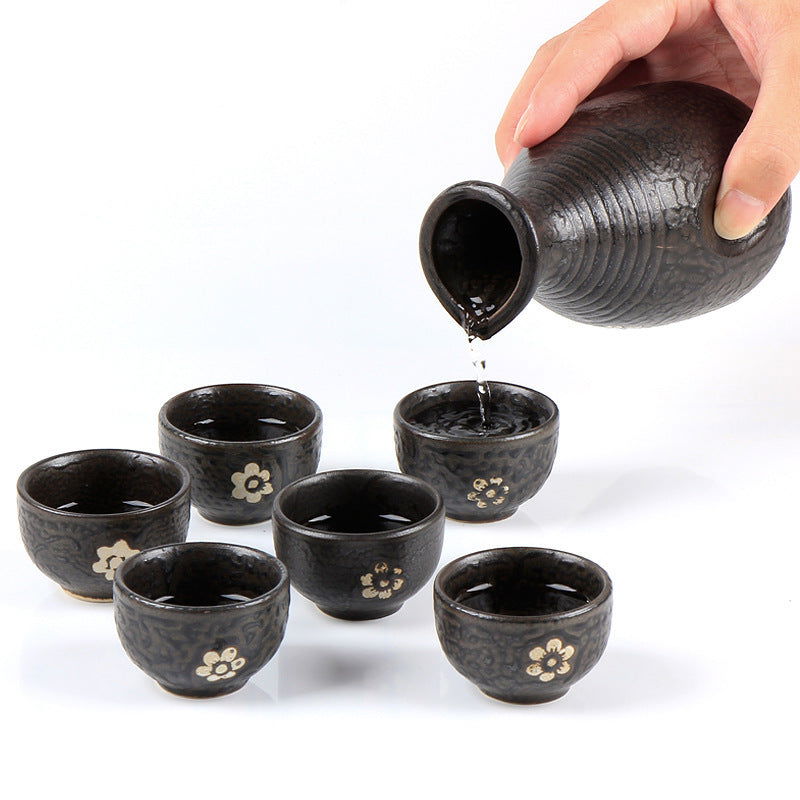 Retro Ceramic Wineware, Sake Pot Set, Warm Sake Pot - Walfos® Kitchenware