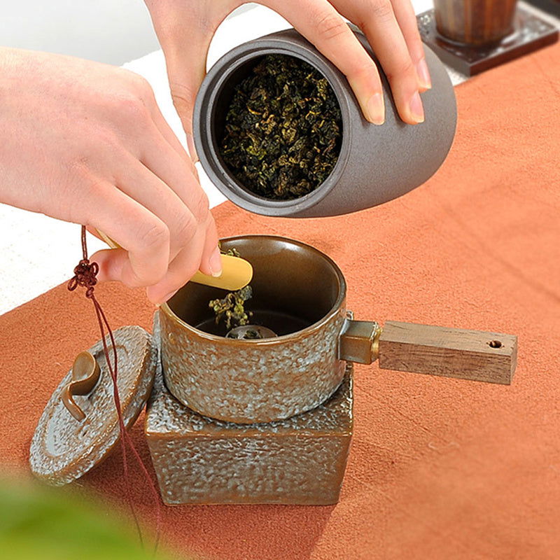 Tangfeng Rough Pottery Tea Pot Retro Tea Pot Tea Warehouse Spring Clay Pot - Walfos® Kitchenware