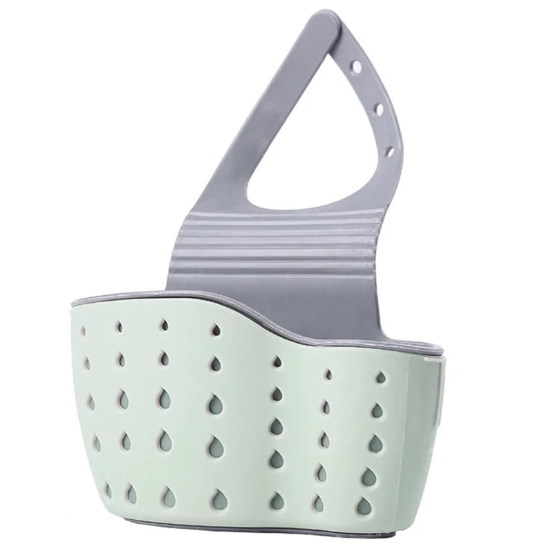 Useful Suction Cup Kitchen Sponge Drain Holder PP Rubber Toilet Soap Shelf Organizer Sponge Storage Rack Basket Wash Cloth Tools - Walfos® Kitchenware