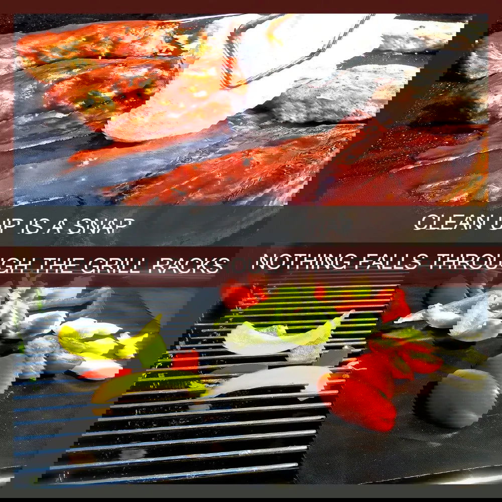 WALFOS 0.2mm Thick Ptfe Barbecue Grill Mat 33*40cm Non-Stick Reusable Baking BBQ Grill Mats Sheet Grill Foil BBQ Liner - Walfos® Kitchenware