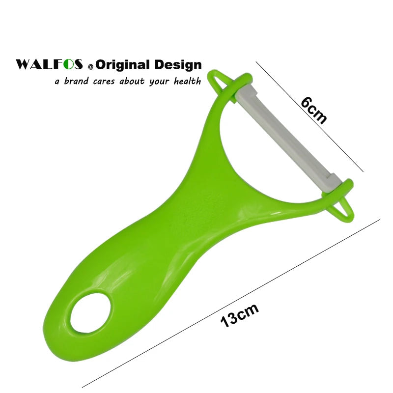 WALFOS 1 Pcs Kitchen Vegetable Peeler Kitchen Accessories Gadgets Vegetable Fruit Peeler Slicer Ceramic Cutlery Peeler - Walfos® Kitchenware