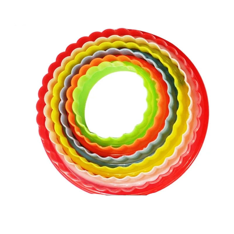 WALFOS 1 Set Cookies Cutter Slicer Frame Cake DIY Mold Heart Shape Cutter Party Cookies Maker Cookie Cutter Biscuit Stamp - Walfos® Kitchenware