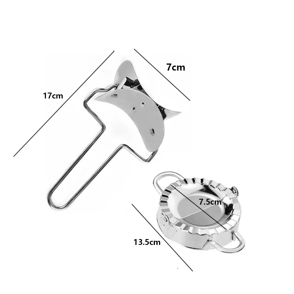 WALFOS 1pcs/Set Stainless Steel Dumpling Mould Lazy Must-Ravioli Making Mold Mould Baking Accessories Home Kitchen Dumpling Make - Walfos® Kitchenware