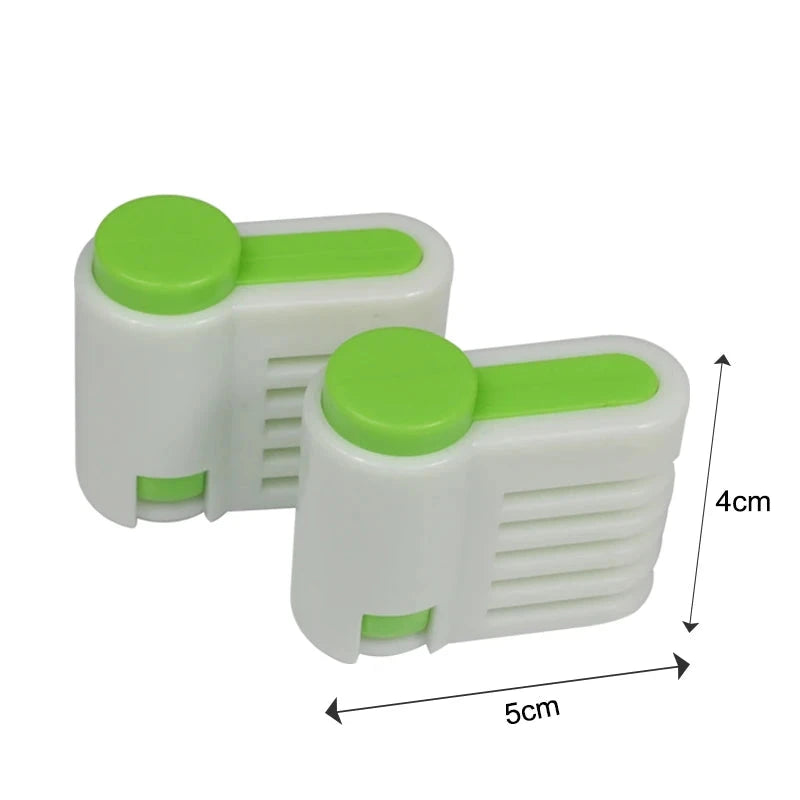 WALFOS 2 Pieces 5 Layers Bread Slicer Food-Grade Plastic Cake Bread Cutter 5 Levers Cutting Bread Knife Splitter Toast Slicer - Walfos® Kitchenware