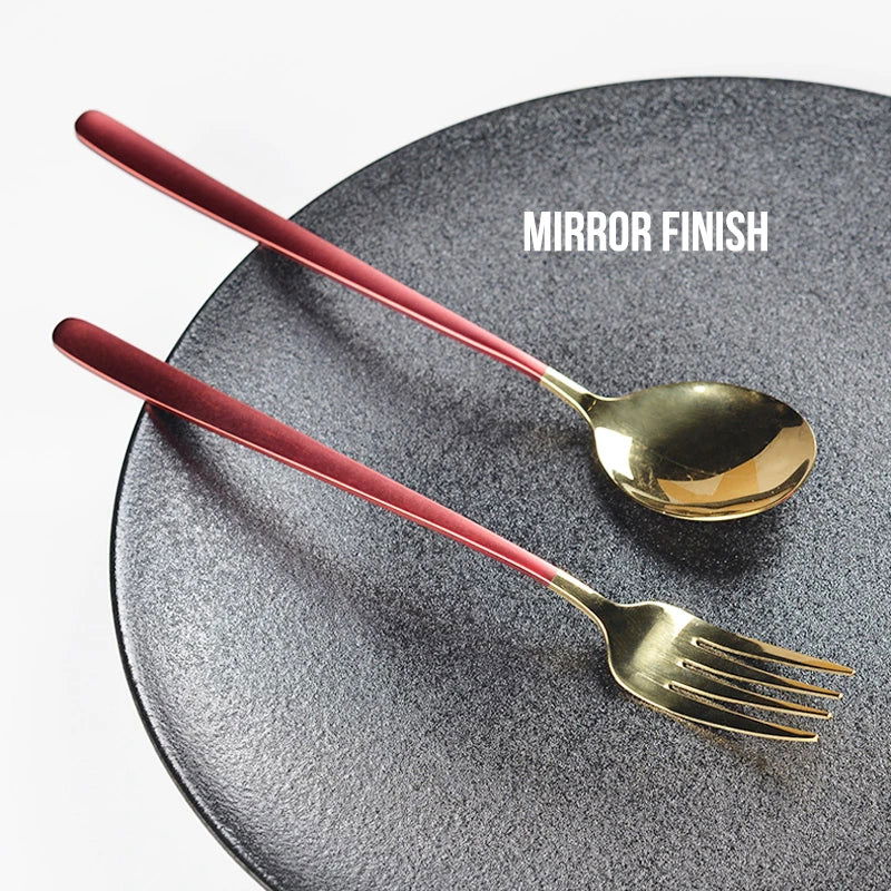 WALFOS 3pcs Set Portable Cutlery Set Tableware Set Camping Dinnerware Set Stainless Steel Knife Fork Spoon Kit Flatware With Box - Walfos® Kitchenware