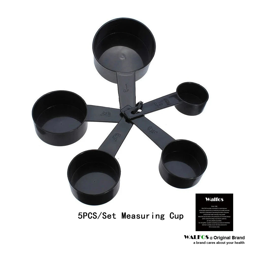 WALFOS 5/10pcs Kitchen Measuring Spoons Teaspoon Coffee Sugar Scoop Cake Baking Flour Measuring Cups Kitchen Cooking Tools - Walfos® Kitchenware