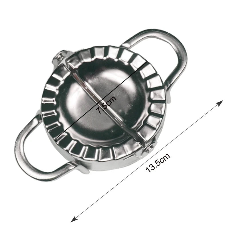 WALFOS FOOD GRADE Stainless Steel Dumpling Maker Mold Wrapper Dough Cutter Pie Ravioli Dumpling Mould Tools Kitchen Accessories - Walfos® Kitchenware