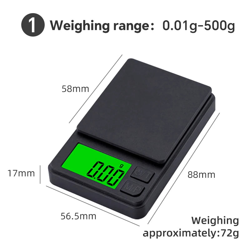 Walfos 0.01g-1000g LCD Display Electronic Scale Baking Electronic Scale Personal Table kitchen Scale Kitchen Tool Accessories - Walfos® Kitchenware