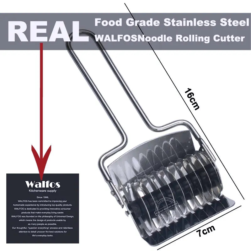Walfos 1Pcs Kitchen Accessories Noodle Cutting Tools Stainless Steel Onion Chopper Slicer Garlic Cilantro Cutter Cooking Tools - Walfos® Kitchenware