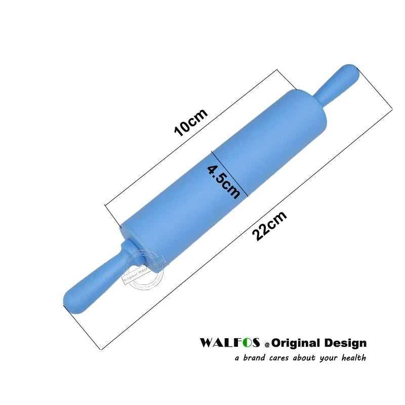 Walfos 22 cm For Kids Fondant Cake Dough Roller Decorating Cake Roller Crafts Baking Cooking Tool - Walfos® Kitchenware