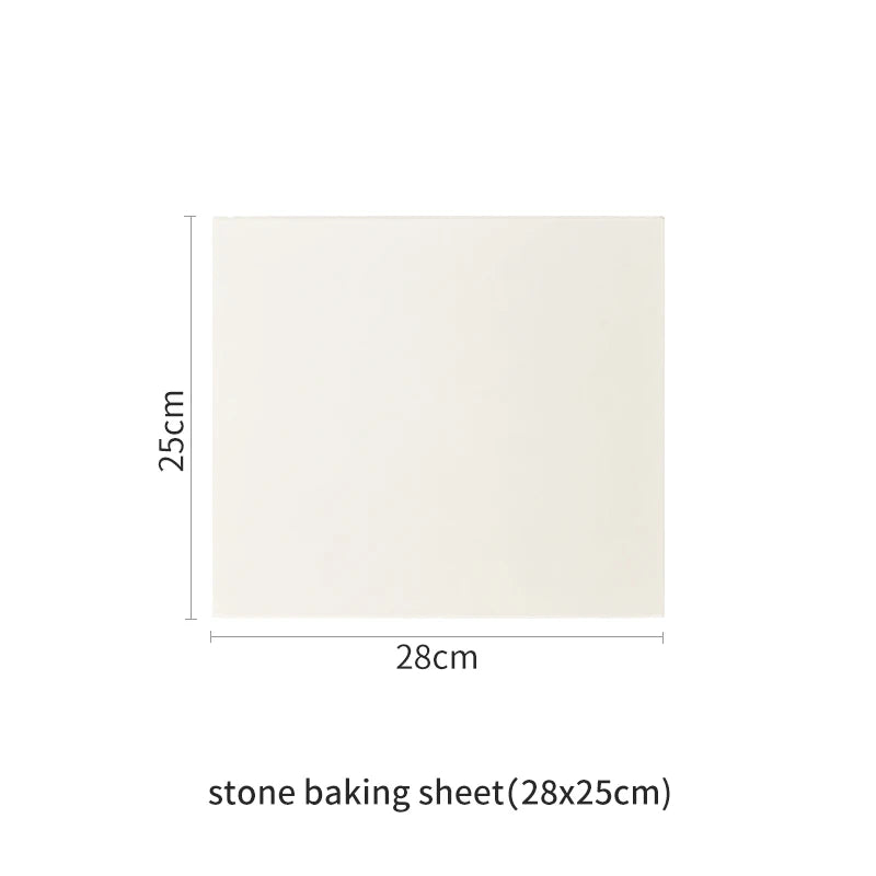 Walfos Baking slate pizza high temperature cordierite thickened round baguette baguette oven home handmade baking tools - Walfos® Kitchenware