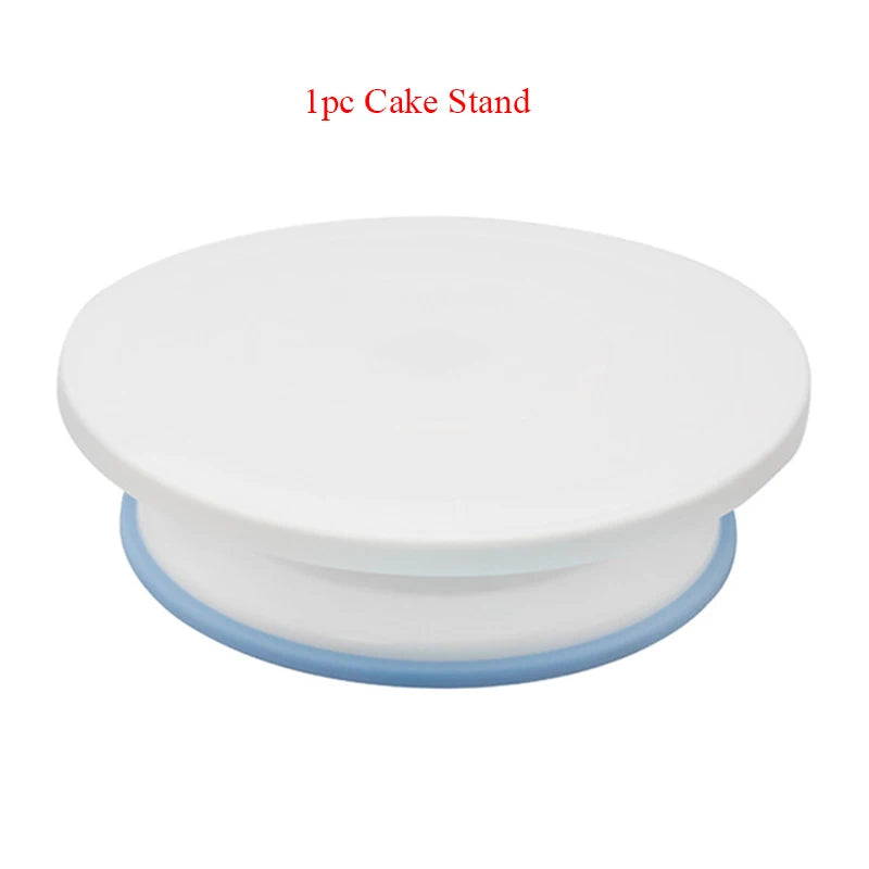 Walfos Cake Turntable Stand Cake Decoration Accessories DIY Mold Rotating Stable Anti-skid Round Cake Table Kitchen Baking Tools - Walfos® Kitchenware