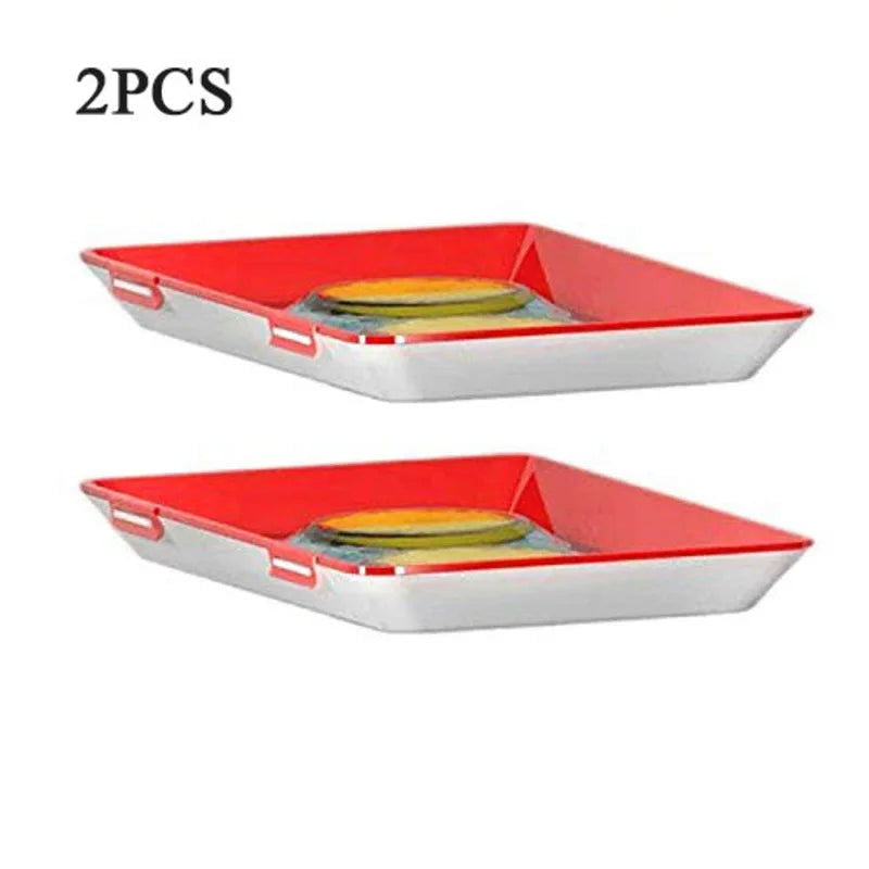 Walfos Creative Food Preservation Tray Stackable Food Fresh Tray Magic Elastic Fresh Tray Reusable Food Storage Container - Walfos® Kitchenware