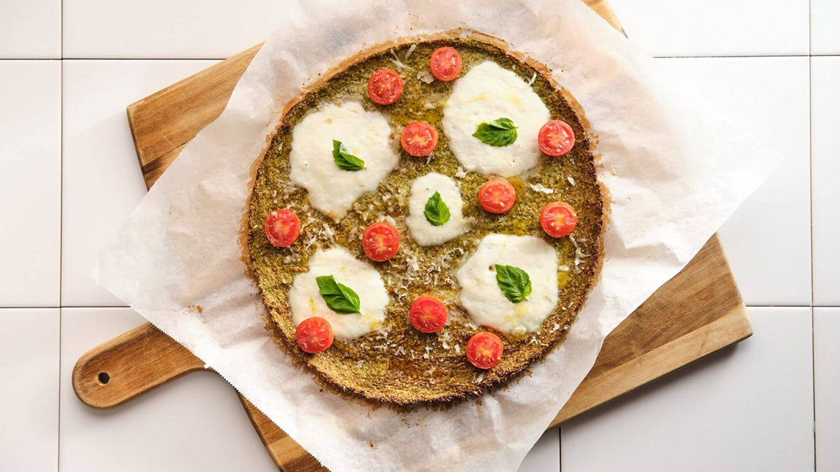 Broccoli-based pizza